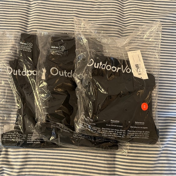 2 Pairs Outdoor Voices Zoom 7/8 Leggings - S - NWT - Picture 4 of 4